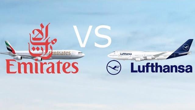 Emirates vs lufthansa Emirates vs lufthansa