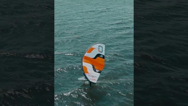 Foiling around the river with the ozone fusion 5m #shorts #wings#ozone#fusion#wingfoiling Foiling around the river with the ozone fusion 5m #shorts #wings#ozone#fusion#wingfoiling