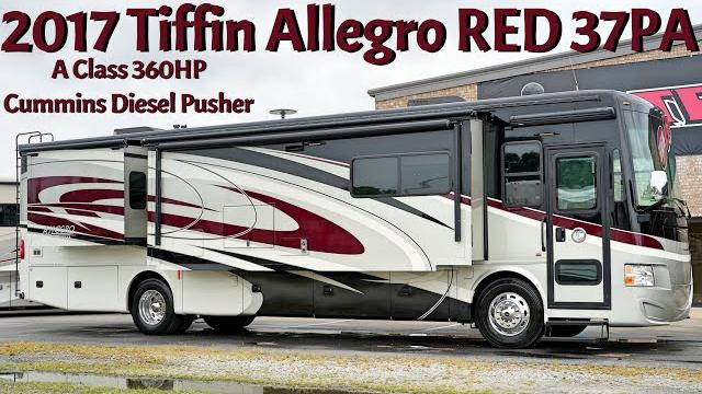 2017 tiffin allegro red 37pa a class 360hp cummins diesel pusher from porter’s rv sales - $149,900 2017 tiffin allegro red 37pa a class 360hp cummins diesel pusher from porter’s rv sales - $149,900