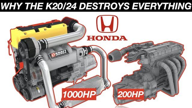 Why honda k20/k24 engines make too much power| explained ep.7 Why honda k20/k24 engines make too much power| explained ep.7