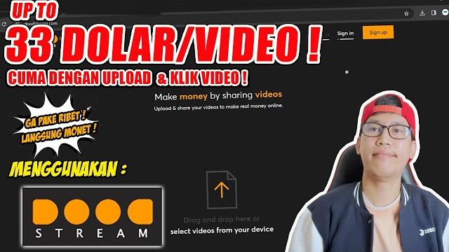Lebih gampang dari youtube! dibayar dengan rate 33$ tanpa perlu monetisasi menggunakan doodstream ! Lebih gampang dari youtube! dibayar dengan rate 33$ tanpa perlu monetisasi menggunakan doodstream !