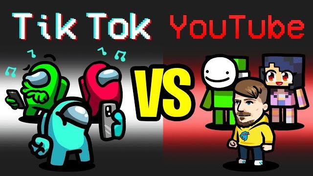Tiktok vs youtuber mod in among us Tiktok vs youtuber mod in among us