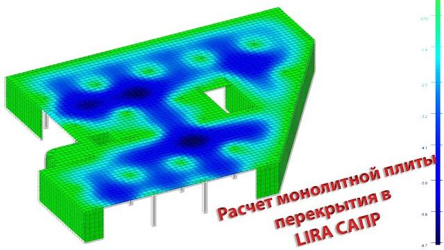 Расчет монолитной плиты в лира сапр Расчет монолитной плиты в лира сапр