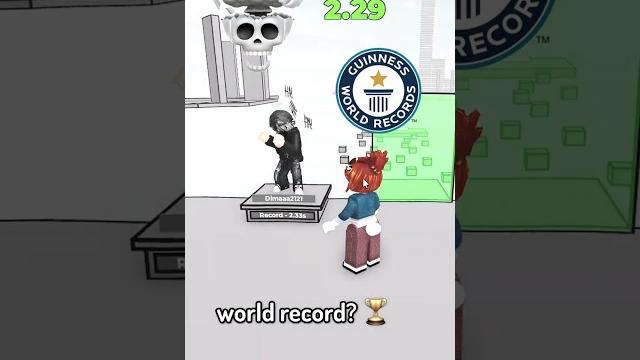 Roblox world record Roblox world record