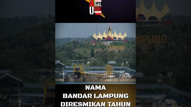 Sekilas asal usul - bandar lampung ibu kota provinsi lampung #asalusul #sejarah #lampung Sekilas asal usul - bandar lampung ibu kota provinsi lampung #asalusul #sejarah #lampung