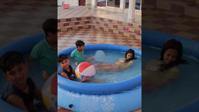 Fun-filled summer adventures in the inflatable large round family swimming pool | ufo and company Fun-filled summer adventures in the inflatable large round family swimming pool | ufo and company