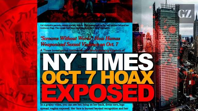 Ny times october 7 hoax exposed Ny times october 7 hoax exposed