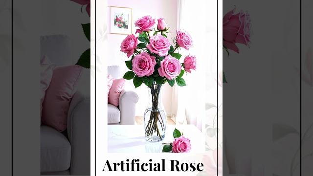 Artificial pink rose flower bunches | perfect for home & business decor | shop now @shop.eikaebana Artificial pink rose flower bunches | perfect for home & business decor | shop now @shop.eikaebana