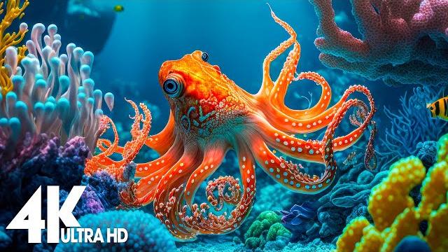 Music of underwater wonders + relaxing music - the best 4k sea animals for relaxation Music of underwater wonders + relaxing music - the best 4k sea animals for relaxation