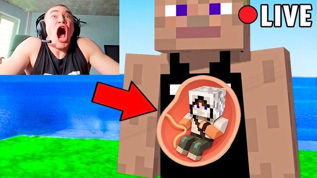 I trolled a streamer with a pregnancy mod in minecraft... I trolled a streamer with a pregnancy mod in minecraft...