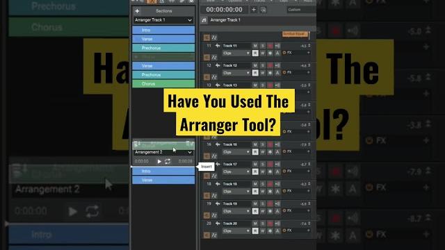 The arranger tool in cakewalk is amazing! The arranger tool in cakewalk is amazing!