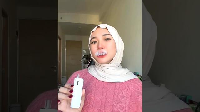 Hookah tricks in hookah bar by hijab girl #shorts Hookah tricks in hookah bar by hijab girl #shorts