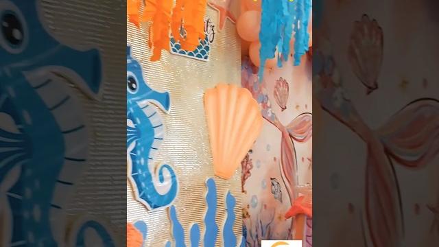 Mermaid birthday party/mermaid party decoration ideas #mermaid #thankyoulord #diy #thankyoulord Mermaid birthday party/mermaid party decoration ideas #mermaid #thankyoulord #diy #thankyoulord