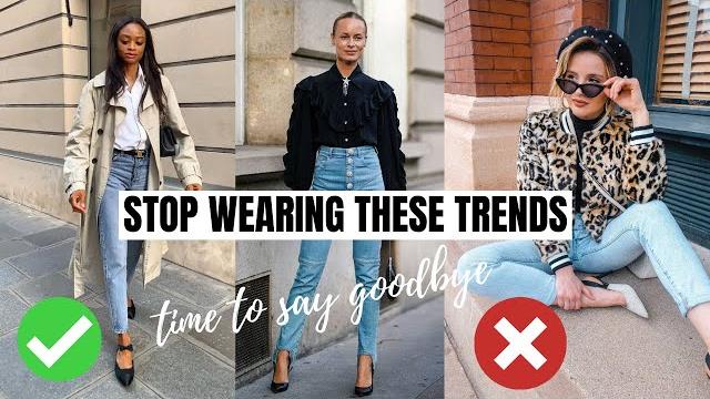 6 fashion trends that are over in 2021 6 fashion trends that are over in 2021
