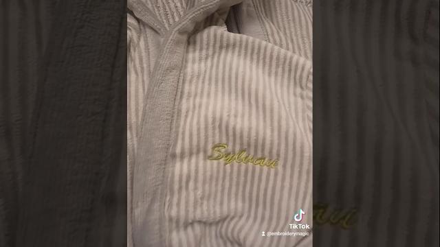 Personalized bathrobes #bath #bathrobe #embroidery #stitch #personalized #embroidery_magic #canada Personalized bathrobes #bath #bathrobe #embroidery #stitch #personalized #embroidery_magic #canada