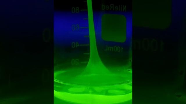 Making glowing nylon goo Making glowing nylon goo
