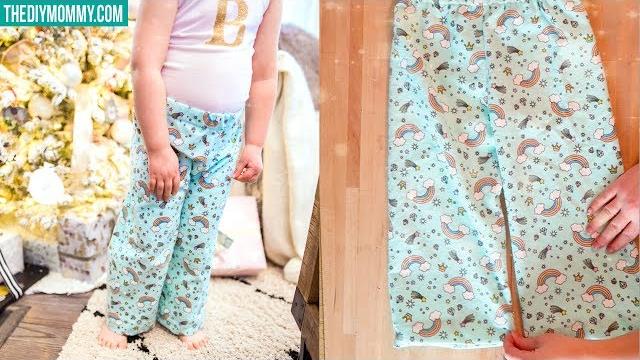 How to sew pajama pants for kids | free pattern How to sew pajama pants for kids | free pattern