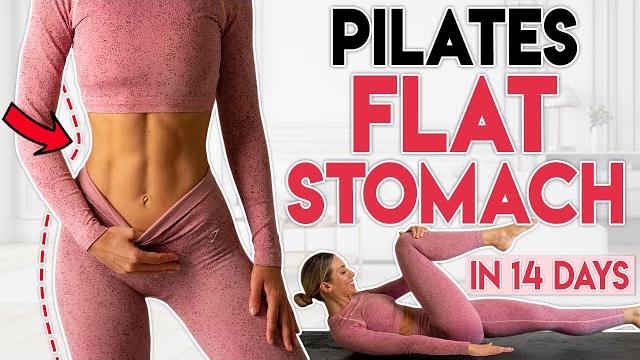 Pilates flat stomach in 14 days belly fat burn | 5 min workout Pilates flat stomach in 14 days belly fat burn | 5 min workout