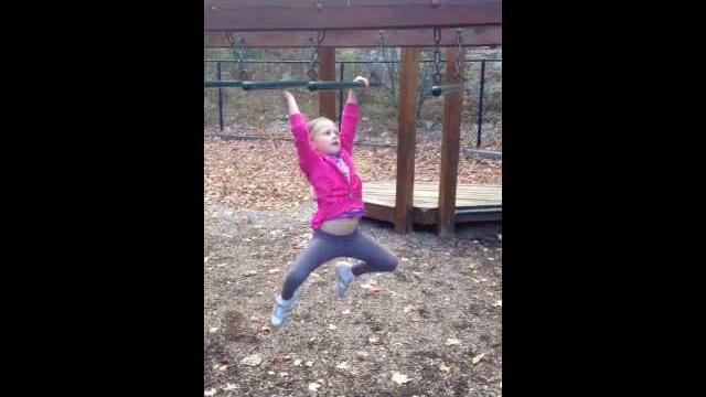 Monkey bar girl Monkey bar girl