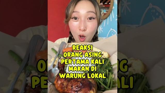 Foreigners' reaction to eating at local stalls‼️ Foreigners' reaction to eating at local stalls‼️