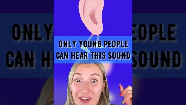 Only young people can hear this sound! Only young people can hear this sound!