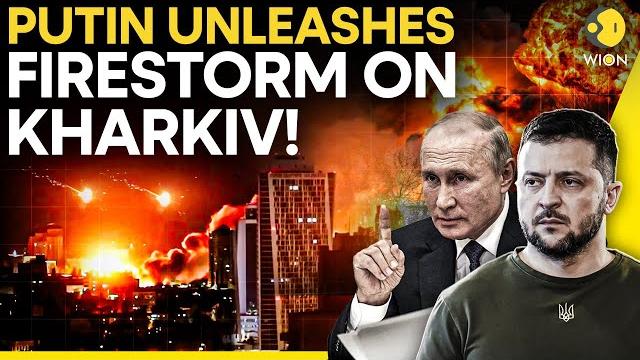 Russia-ukraine war: putin's 9-minute drone blitz leaves ukraine's kharkiv in flames | wion originals Russia-ukraine war: putin's 9-minute drone blitz leaves ukraine's kharkiv in flames | wion originals