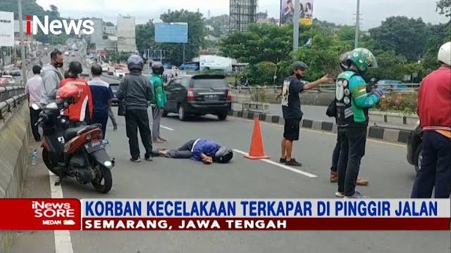 Korban kecelakaan di semarang terkapar di pinggir jalan dan jadi tontonan - inews sore 18/02 Korban kecelakaan di semarang terkapar di pinggir jalan dan jadi tontonan - inews sore 18/02