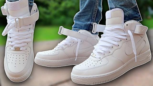 How to lace nike air force 1s | af1 mids (2 best ways!!) How to lace nike air force 1s | af1 mids (2 best ways!!)