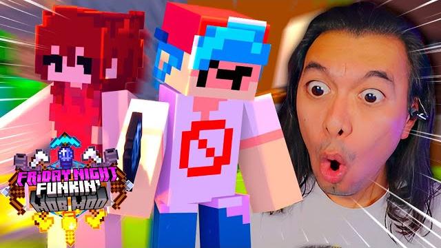 Friday night funkin en minecraft es increíble fnf mob mod Friday night funkin en minecraft es increíble fnf mob mod