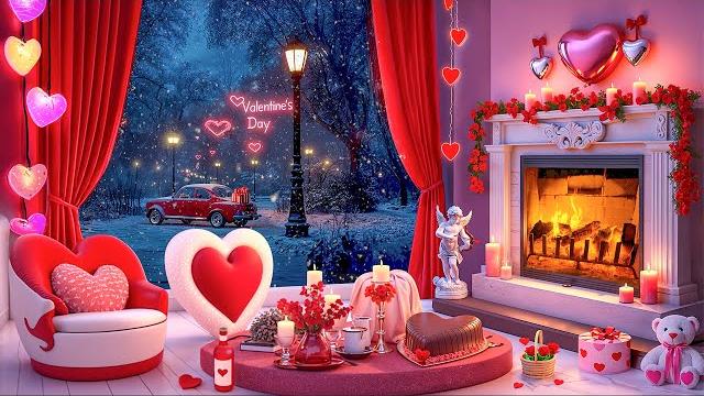 24/7 happy valentine's day relaxing valentine background music cozy valentine's day fireplaces 24/7 happy valentine's day relaxing valentine background music cozy valentine's day fireplaces