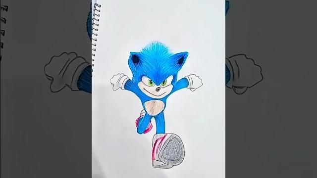 How to draw sonic the hedgehog | super sonic drawing easy sketch | sonic movie 3 |#sonicthehedgehog How to draw sonic the hedgehog | super sonic drawing easy sketch | sonic movie 3 |#sonicthehedgehog