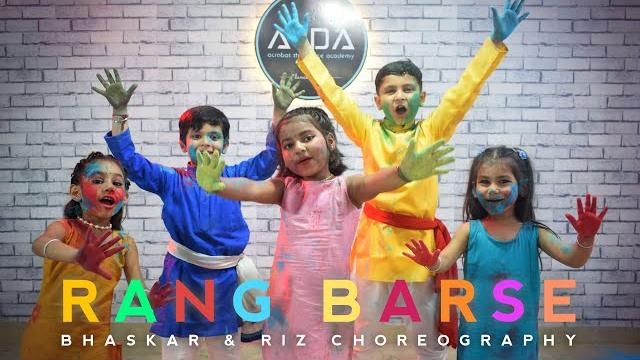 Rang barse bheege chunarwali | kids dance video | holi dance | holi song | acrobat the dance academy Rang barse bheege chunarwali | kids dance video | holi dance | holi song | acrobat the dance academy