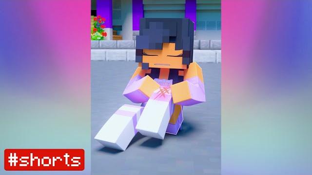 Aphmau is hurt! #animated #shorts Aphmau is hurt! #animated #shorts