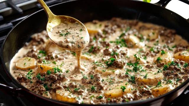I've never eaten ground beef this delicious! the most simple ground beef and potato recipe! I've never eaten ground beef this delicious! the most simple ground beef and potato recipe!