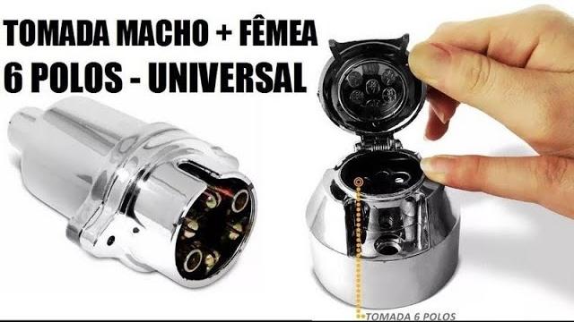 Como fazer ligação tomada engate carretinha Como fazer ligação tomada engate carretinha