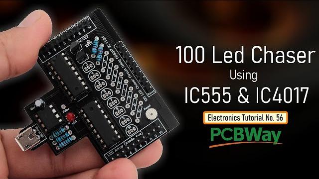 100 led chaser circuit using ic555 and cd4017 100 led chaser circuit using ic555 and cd4017