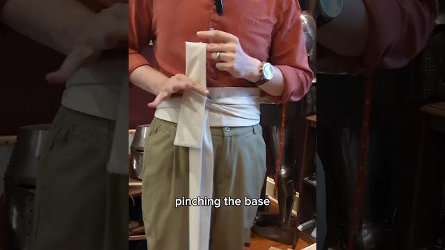 How to tie a sash How to tie a sash