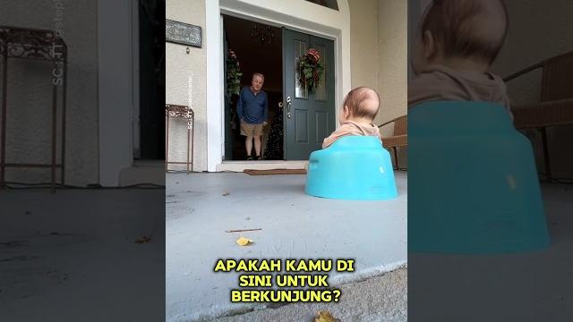 Kejutan cucu untuk kakek dan nenek ️ Kejutan cucu untuk kakek dan nenek ️