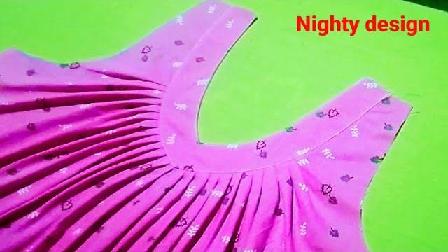 V neck simple nighty cutting | simple nighty cutting and stitching | simple nighty cutting V neck simple nighty cutting | simple nighty cutting and stitching | simple nighty cutting
