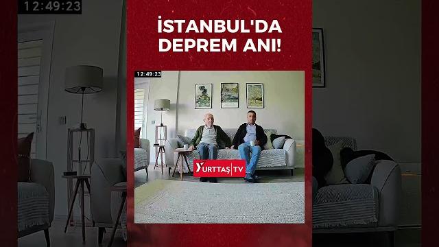 İstanbul'da deprem anı ev kamerasına böyle yansıdı! İstanbul'da deprem anı ev kamerasına böyle yansıdı!