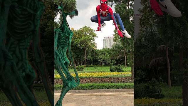Spider man rescues his brother #spiderman #tiktok #sports Spider man rescues his brother #spiderman #tiktok #sports