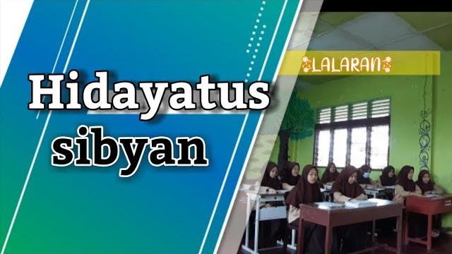 Lalaran hidayatus sibyan Lalaran hidayatus sibyan