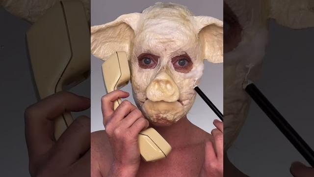 I can’t whistle! peppa pig makeup! I can’t whistle! peppa pig makeup!