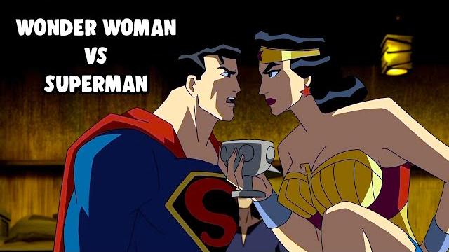 Superman vs wonder woman | justice league new frontier Superman vs wonder woman | justice league new frontier