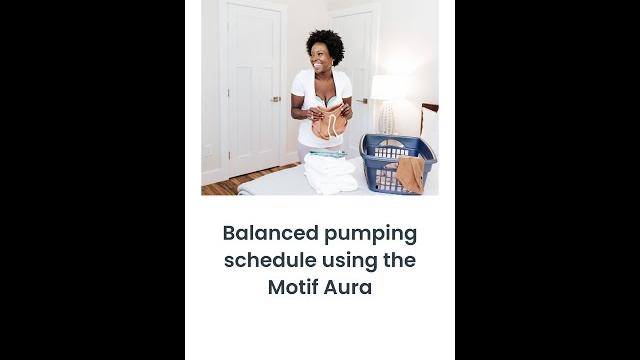 Balance your pumping routine using the motif aura Balance your pumping routine using the motif aura