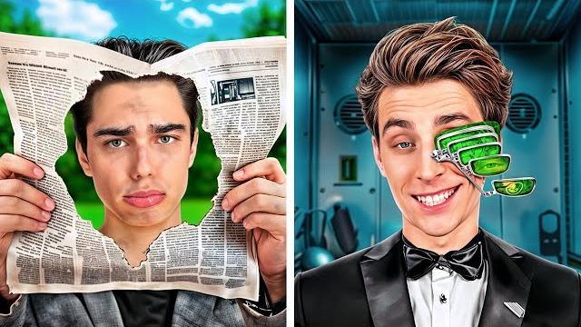 Богатый vs бедный шпион ! Богатый vs бедный шпион !