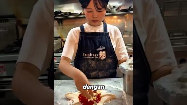 Unique star-shaped margherita pizza in japan Unique star-shaped margherita pizza in japan