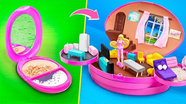 10个化妆品做的迷你家具diy 10个化妆品做的迷你家具diy