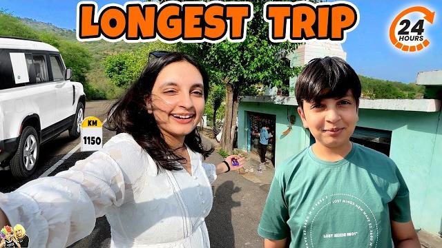 Longest trip | 24 hours on highway | aayu and pihu show Longest trip | 24 hours on highway | aayu and pihu show
