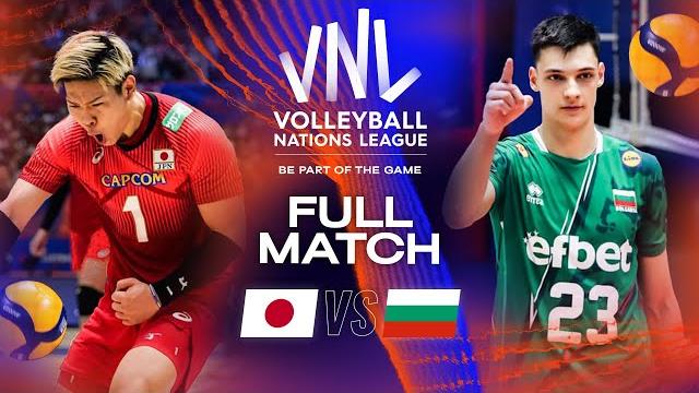 Nishida ends 3-set thriller japan vs. bulgaria - full match | men's vnl 2023 Nishida ends 3-set thriller japan vs. bulgaria - full match | men's vnl 2023